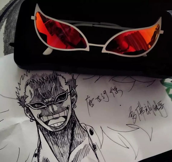 Anime One Piece Joker Donquixote Doflamingo Eyes Sunglasses