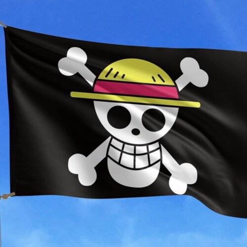 Straw Hat Pirates Flag Etsy