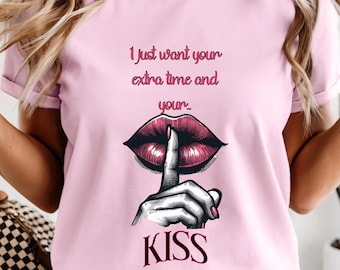 I Just Want Your Extra Time and Your Kiss Rock Tshirt | Prince Fan Song Lyrics Graphic Tee