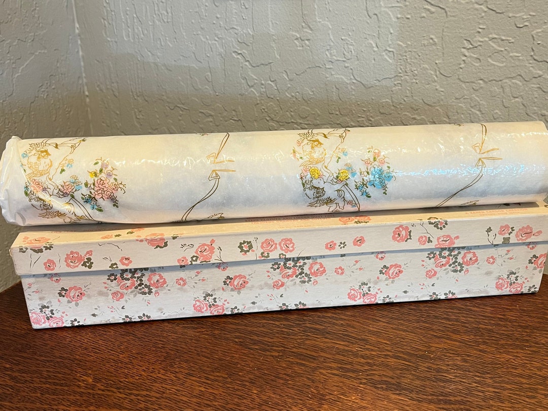 Vintage Polyfab Scented Drawer Lining by Karen Carson Floral Baby