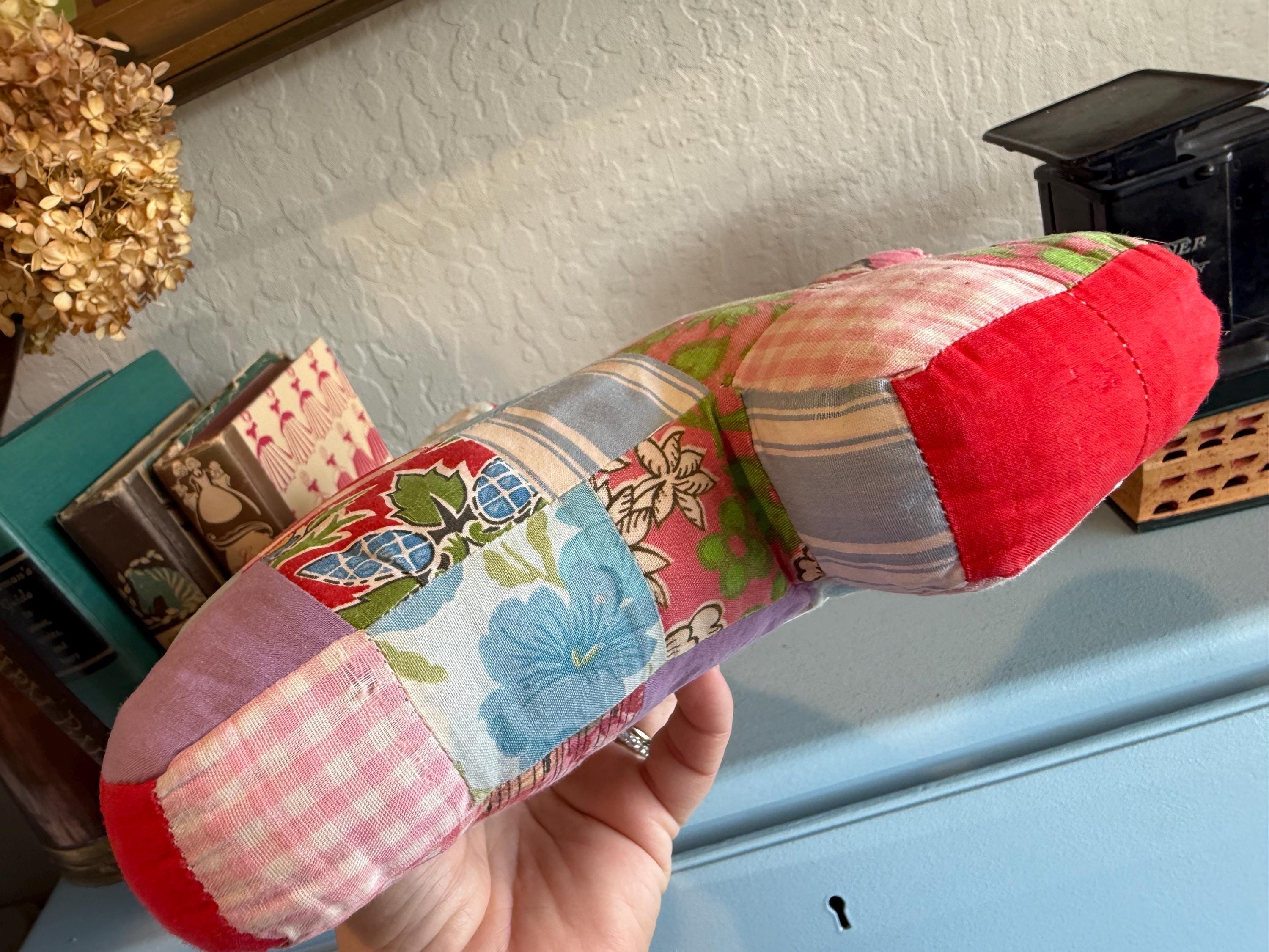 Vintage Handmade Quilted Patchwork Stuffed Scottie Dog - Etsy