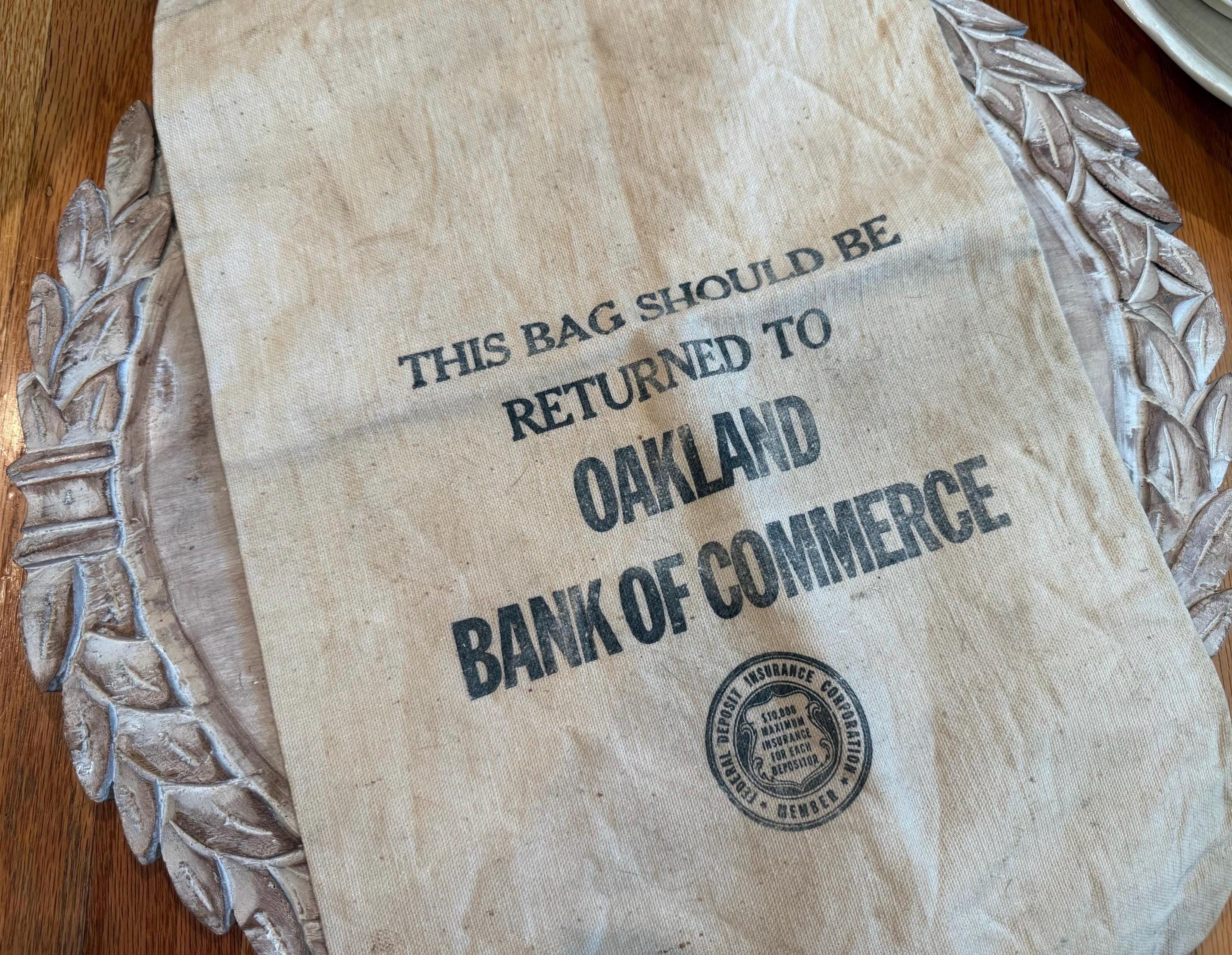 Vintage Bank Deposit Bags - Etsy
