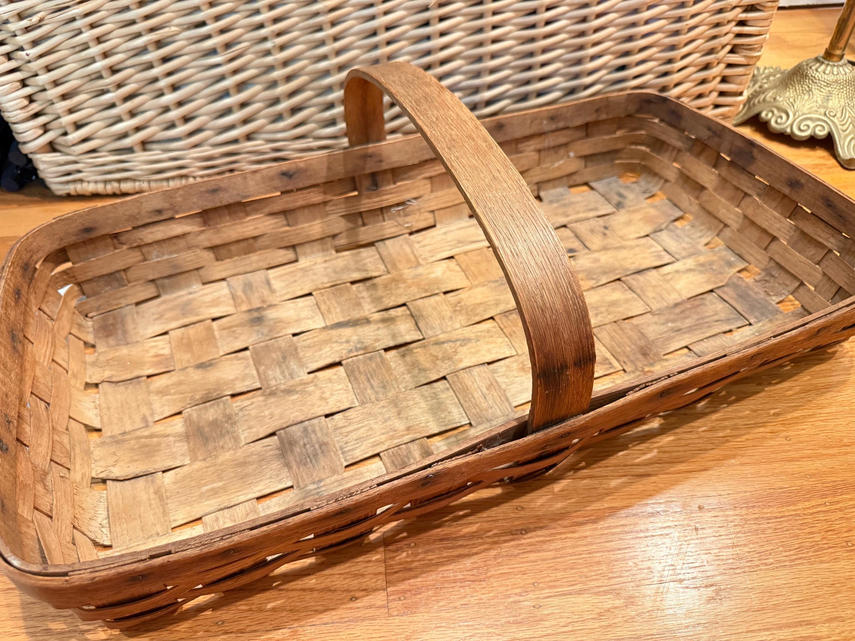 Antique Baskets With Handles - Etsy