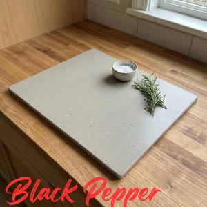 Modern Kitchen Essential Large Cutting Board Premium Quality Construction Solid Surface Material Durable Design Professional Chef Station Food Preparation Surface Antibacterial Properties Resists Bacteria Mold Mildew Smooth Finish