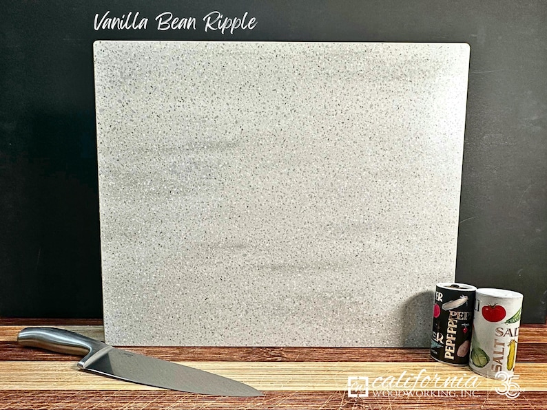 Corian Cutting Board Butcher Block Chopping Surface Solid Material Kitchen Accessory Modern Design Stylish Countertop Addition Durable Construction Quality Bacteria Resistant Surface Food Safe Preparation Tool Premium Kitchen Upgrade