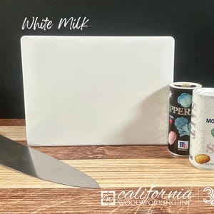 Small Cutting Board Kitchen Essential Solid Surface Corian Material Bacteria Resistant Antimicrobial Compact 6x8 Size Mini Cheese Serving