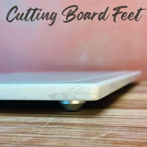 Cutting Board Feet Non-Slip Risers Butcher Block Stabilizer Aluminum Silicone