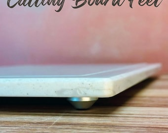 Cutting Board Feet Non-Slip Risers Butcher Block Stabilizer Aluminum Silicone