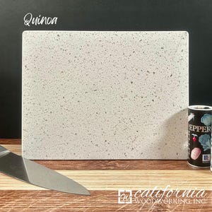 Corian Cutting Board Small Kitchen RV Camping Picnic Accessory Compact Chopping Block Butcher Cheese Dinner Party Food Prep Surface 8-1/2x11
