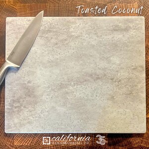 Housewarming Gift Idea Corian Cutting Board Premium Kitchen Accessory Solid Surface Material Durable Construction Quality Modern Design Element Stylish Countertop Addition Butcher Block Functionality Bacteria Resistant Surface Food