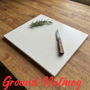 Large Solid Surface Cutting Board Chef Station Food Prep Surface Durable Design Modern Kitchen 15x18 Ground Nutmeg