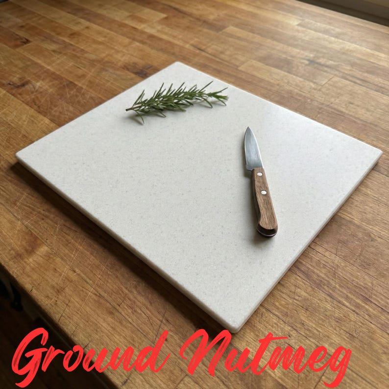Large Solid Surface Cutting Board Chef Station Food Prep Surface Durable Design Modern Kitchen 15x18 Ground Nutmeg