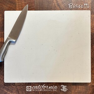 Versatile Kitchen Tool Corian Cutting Board Butcher Block Surface Solid Material Construction Stylish Countertop Accessory Modern Design Aesthetic Durable Food Preparation Station Bacteria Resistant Surface Elegant Serving Platter Cheese