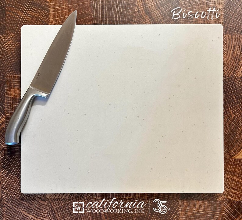 Versatile Kitchen Tool Corian Cutting Board Butcher Block Surface Solid Material Construction Stylish Countertop Accessory Modern Design Aesthetic Durable Food Preparation Station Bacteria Resistant Surface Elegant Serving Platter Cheese