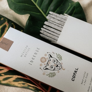 Copal Incense sticks - Copal - Mexican Copal - Mexican Art - Incense - Made in Mexico - Mexican Gift - Mexican Ritual - Spirituality