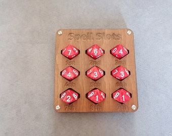 DnD/RPG D10 Spell Slot Tracker