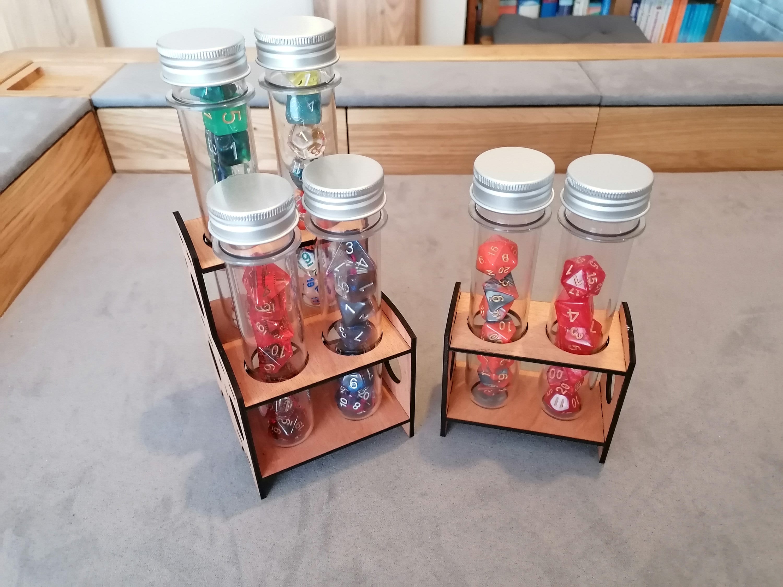 Dice and More Storage Tubes and Stands 70ml Etsy