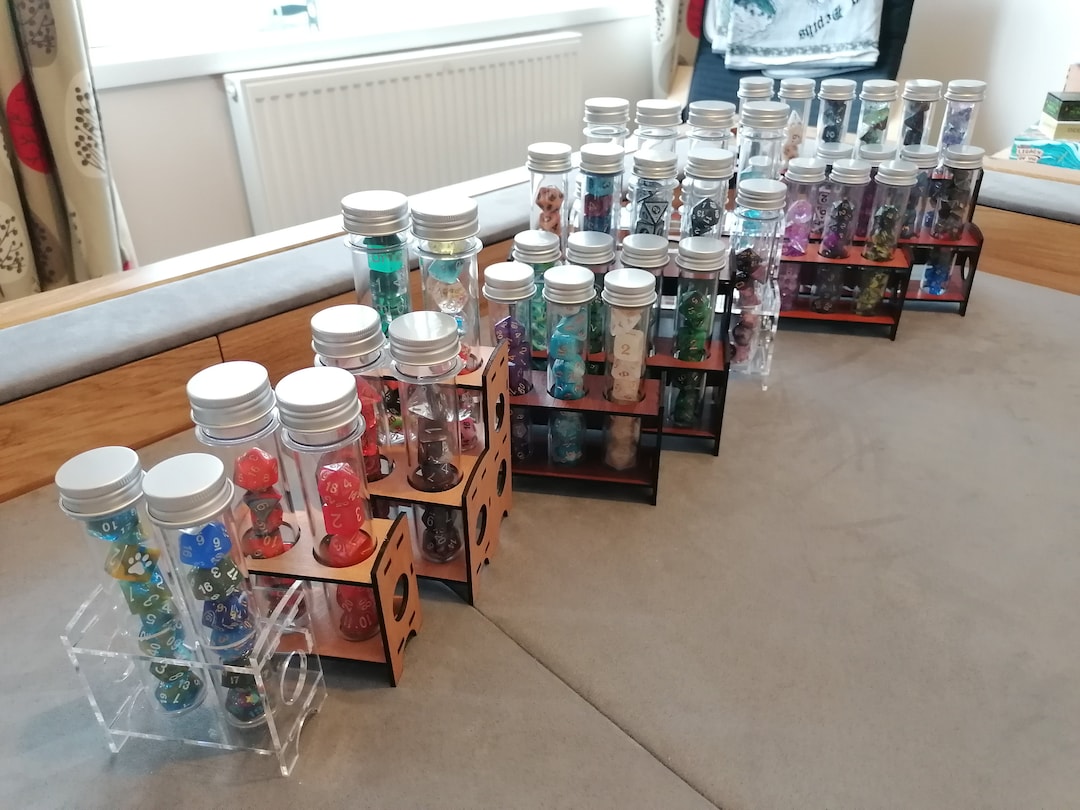 Dice and More Storage Tubes and Stands 70ml Etsy