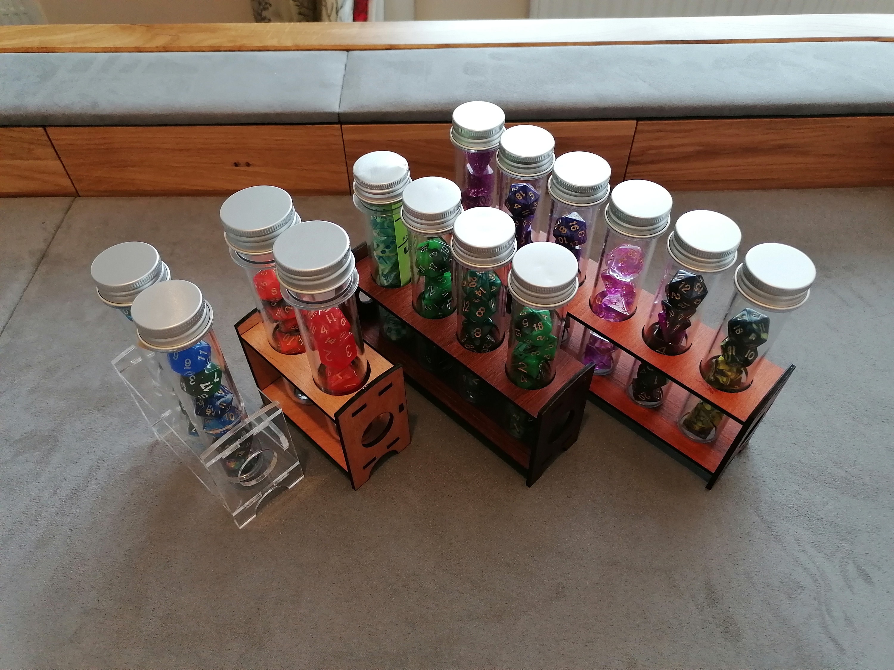 Dice and More Storage Tubes and Stands 70ml Etsy