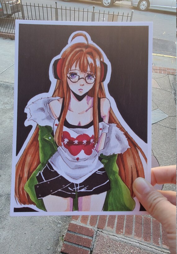 Futaba Sakura Persona 5 X 7 Print Etsy