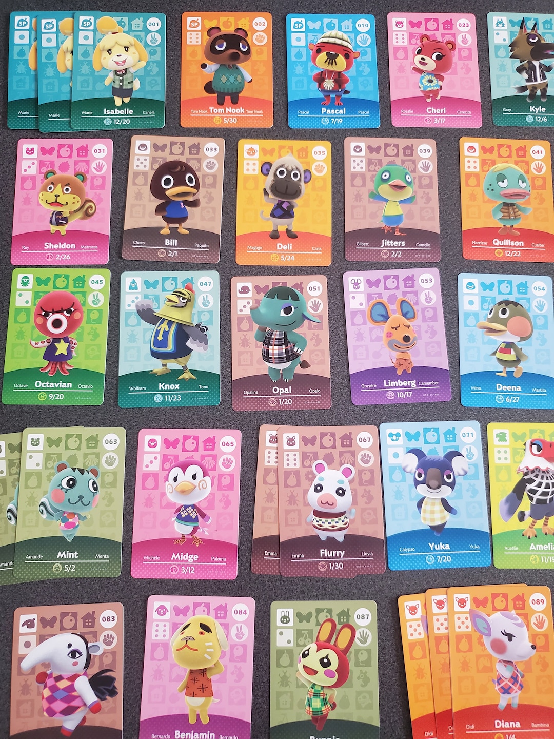 ACNH Amiibo Card Series 1 Etsy