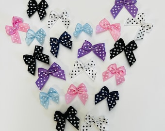 Polka Dot Bows, Dog Hair Bow, Classic Dog Hair Bows, Dog Hair Clip, Dog Bows, Hair Clip for Dogs, Hair Bow for Dogs, Girl Bows, Baby Bows