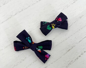 Pride Bows, Rainbow Hair Bow, Classic Dog Hair Bows, Dog Hair Clip, Dog Bows, Hair Clip for Dogs, Hair Bow for Dogs, Girl Bows, Baby Bows