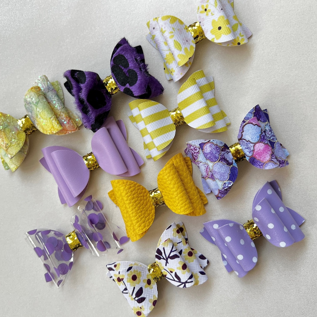 New Spring Bows Dog Hair Bow Classic Dog Hair Bows Dog Etsy