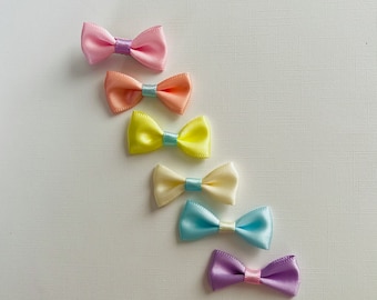 Pastel Bows, Dog Hair Bow, Classic Dog Hair Bows, Dog Hair Clip, Dog Bows, Hair Clip for Dogs, Hair Bow for Dogs, Girl Bows, Baby Bows