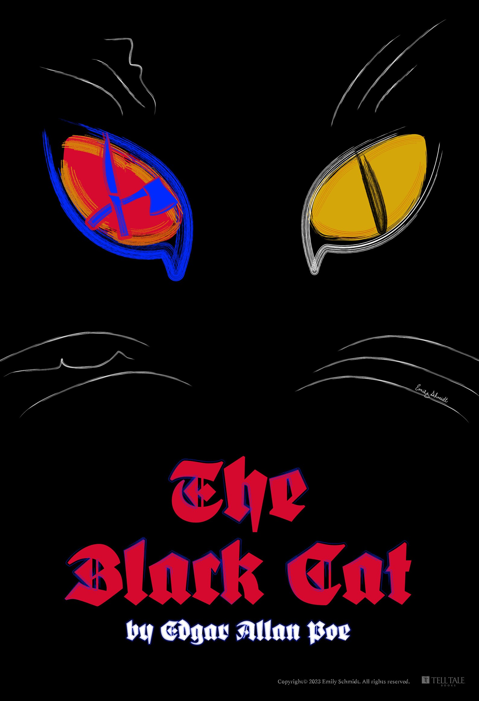 Art Print: the Black Cat by Edgar Allan Poe - Etsy