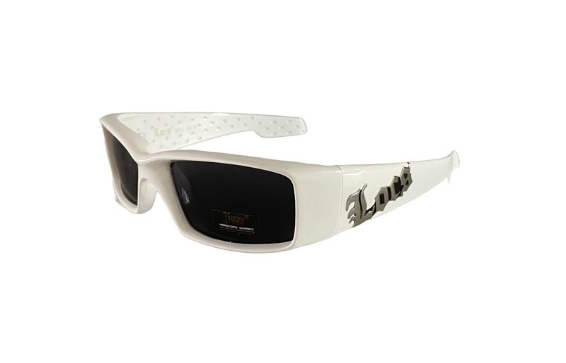 Men's Locs Sunglasses - Rectangular Gangster Frame With Marijuana Print, UV400