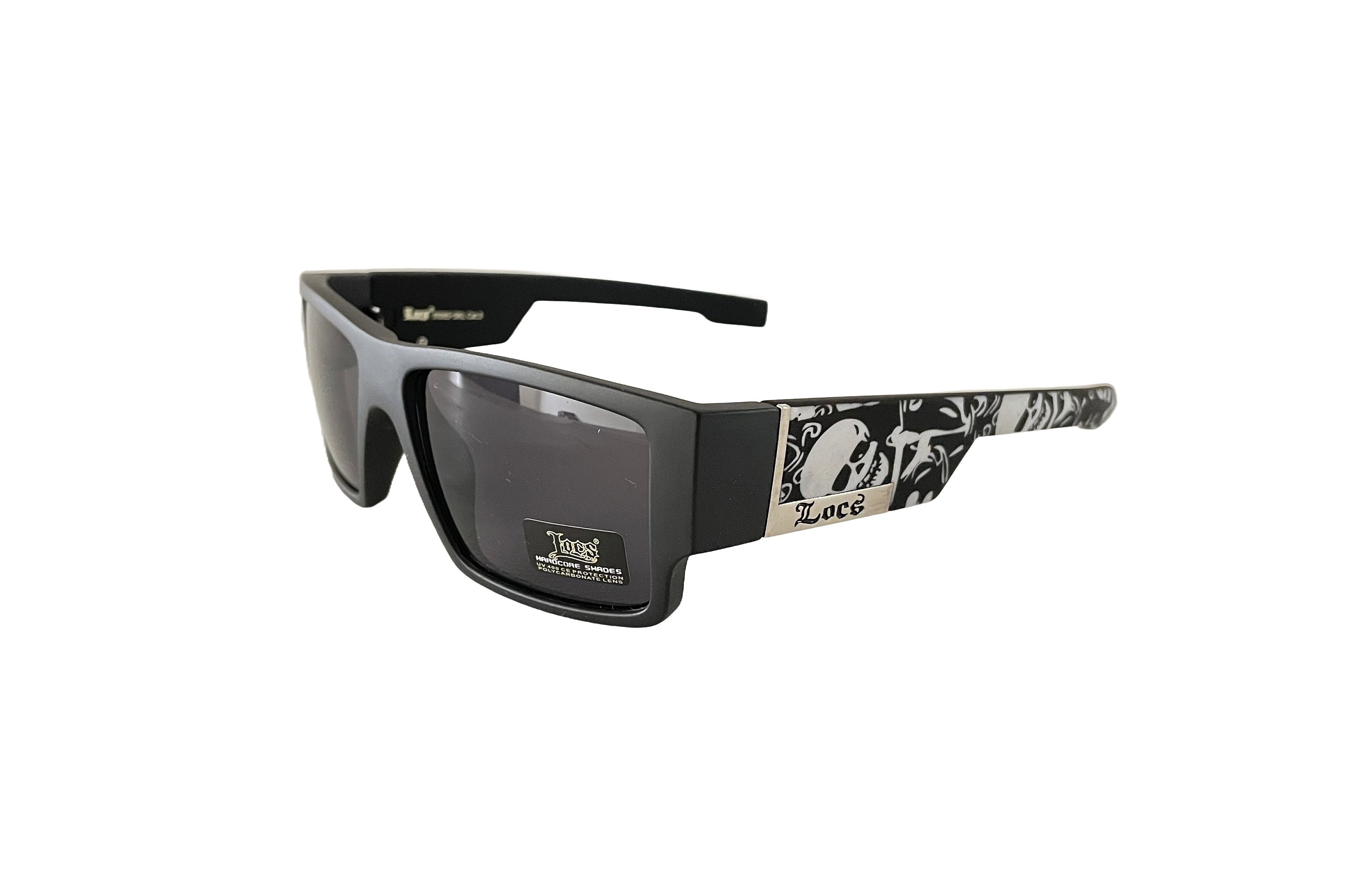 Locs All Black Sunglasses OG Super Dark Easy-e Style Glasses 