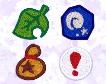 Animal Crossing Mini Iron-On Embroidery Patches