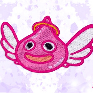 Dragon Quest Angel Slime Iron-On Embroidery Patch
