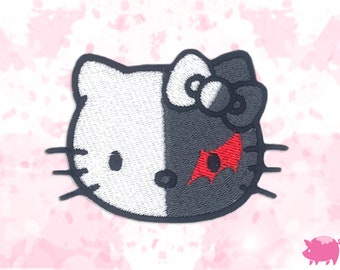 Danganronpa Monokuma & Monomi Iron-On Embroidery Patch