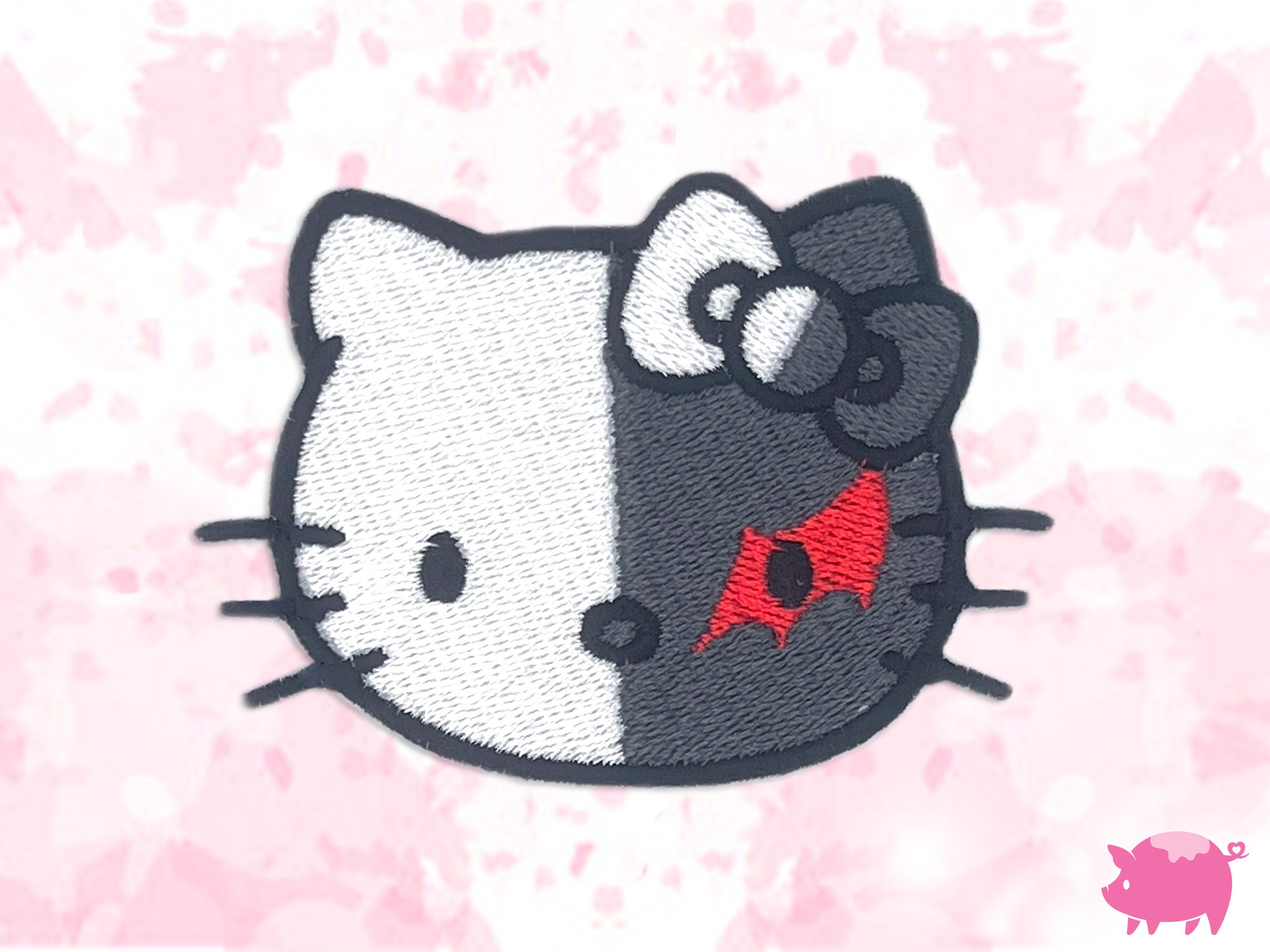 DIY Cartoon Hello Kitty Patches Iron-on Transfers Patches Kids