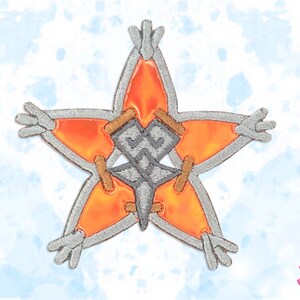 Kingdom Hearts Wayfinder Trio Holografisk Stryk-på Broderilapp bild 6