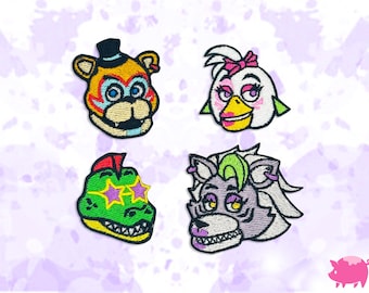 Five Nights At Freddys Security Breach FNAF Iron On Embroidery Patch