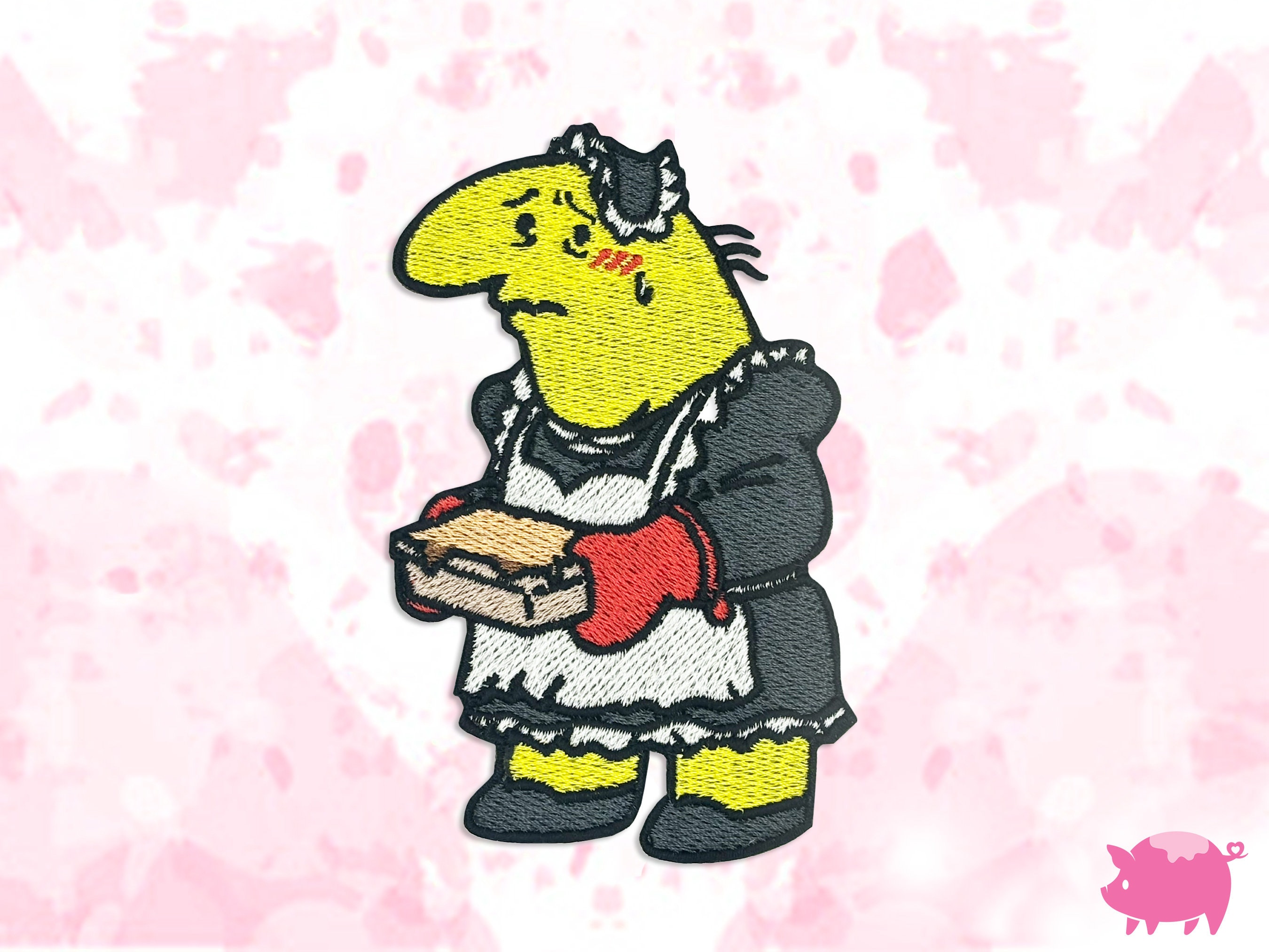 Smiling Friends Maid Charlie Iron-On Embroidery Patch