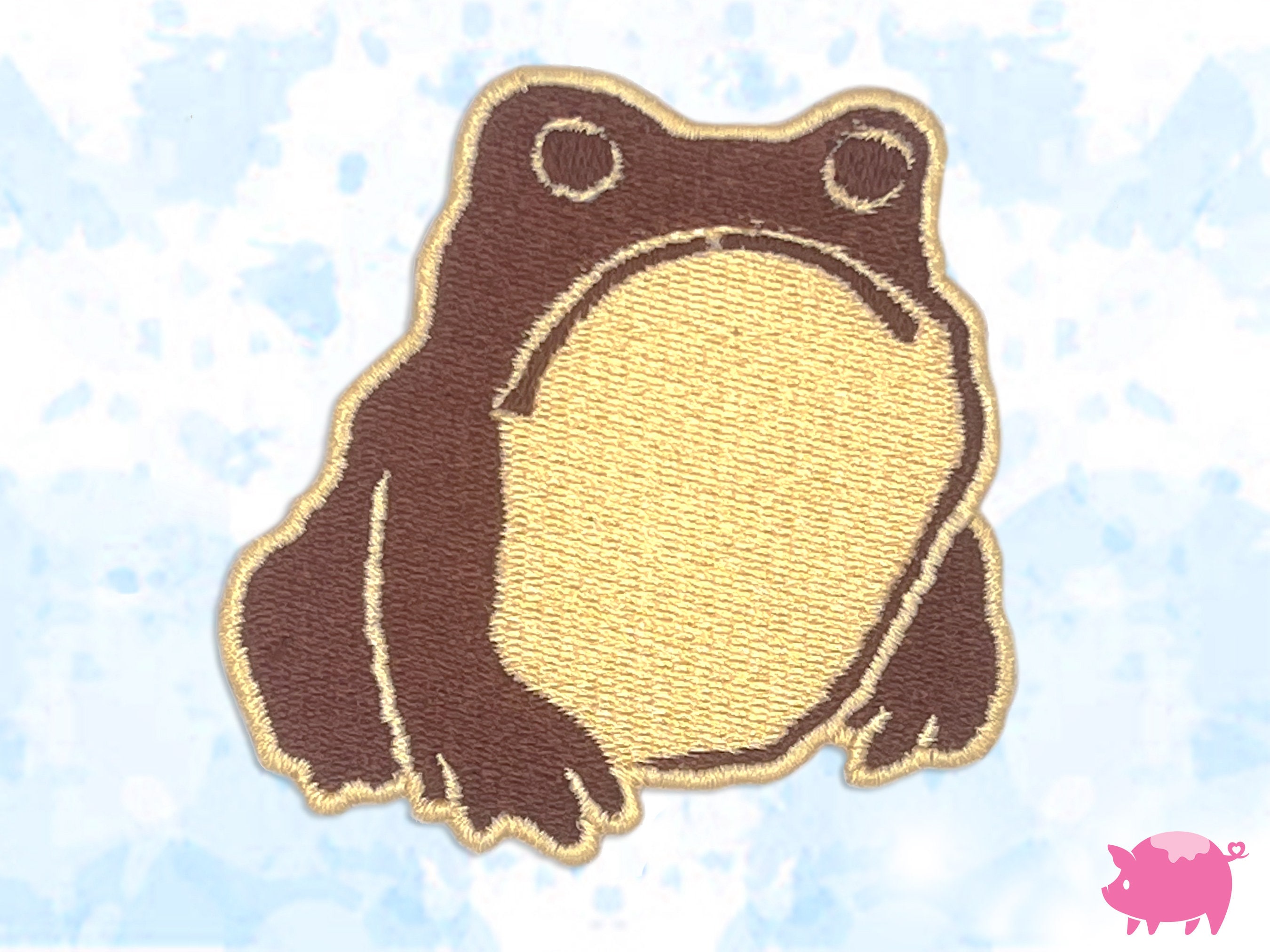 Matsumoto Hoji Japanese Frog Iron-on Embroidery Patch - Etsy
