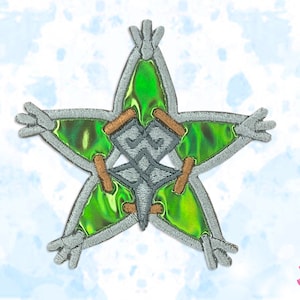 Kingdom Hearts Wayfinder Trio Holografisk Stryk-på Broderilapp bild 4