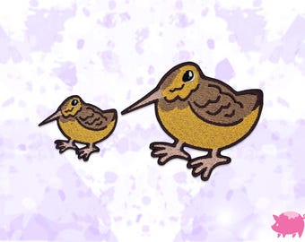 Peent Meep Bird Amerikaanse houtsnip strijkpatch