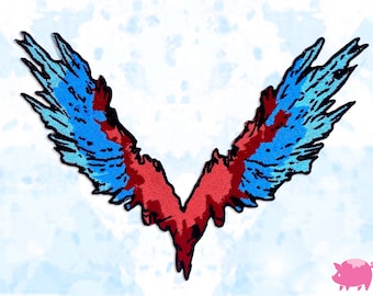 Devil May Cry V Iron-On Embroidery Patch