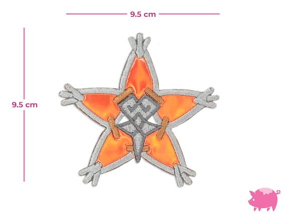 Kingdom Hearts Wayfinder Trio Holographic Iron-on Embroidery Patch