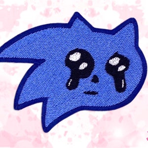 Swonic the Hedgehog Iron-On Embroidery Patch