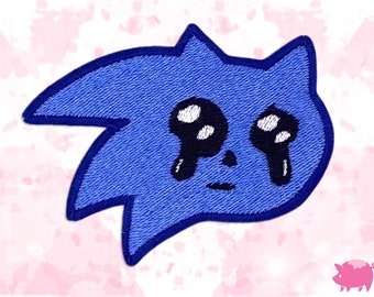 Swonic the Hedgehog Iron-On Embroidery Patch