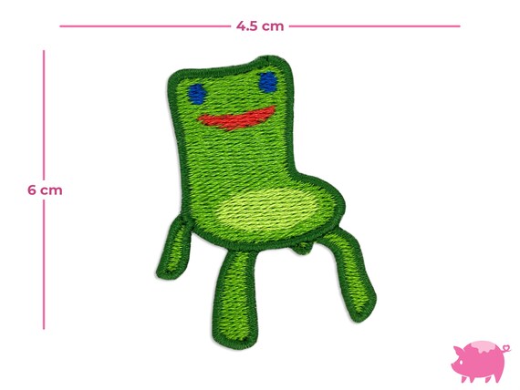 Animal Crossing Froggy Chair Iron-on Embroidery Patch