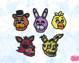 Five Nights At Freddys FNAF Iron On Embroidery Patch