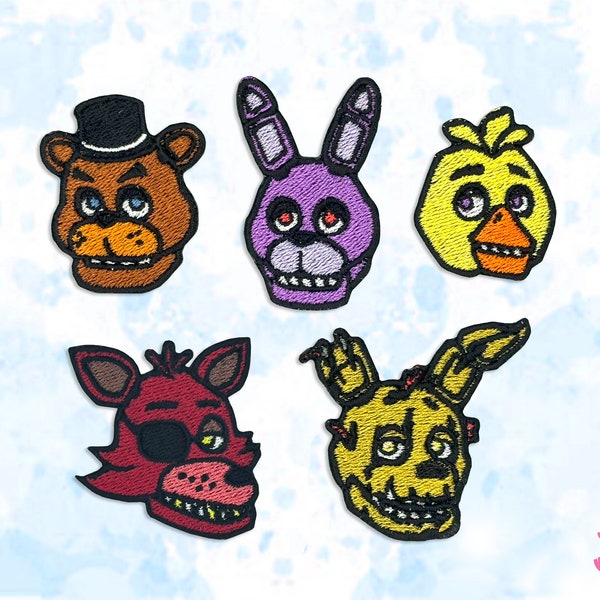 Five Nights At Freddys FNAF Iron On Embroidery Patch