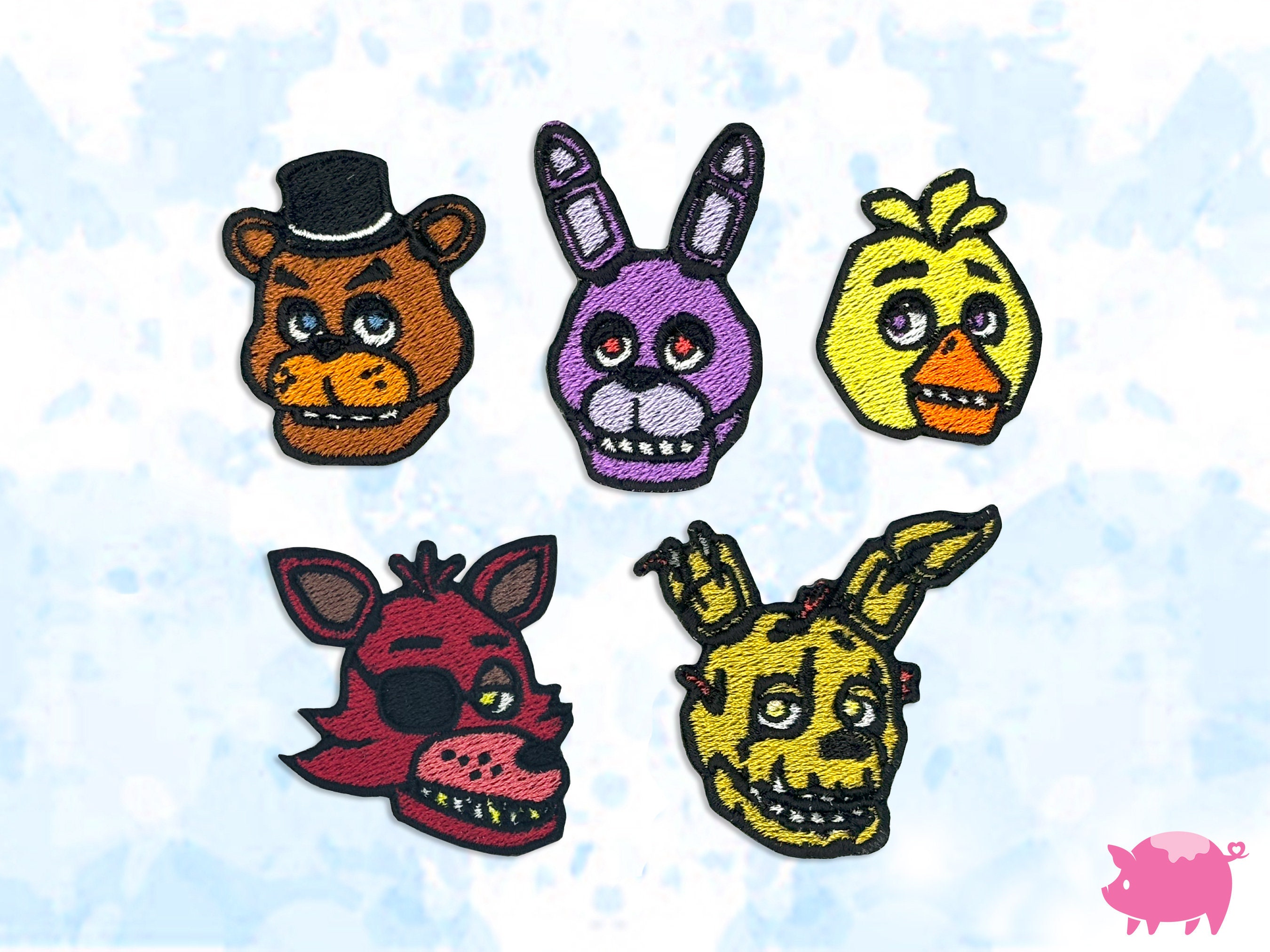 Five Nights at Freddys FNAF Iron on Embroidery Patch - Etsy